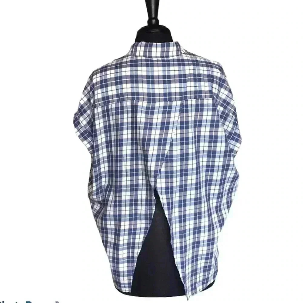 Madewell Central Open Back Shirt Size S - Picture 2 of 6
